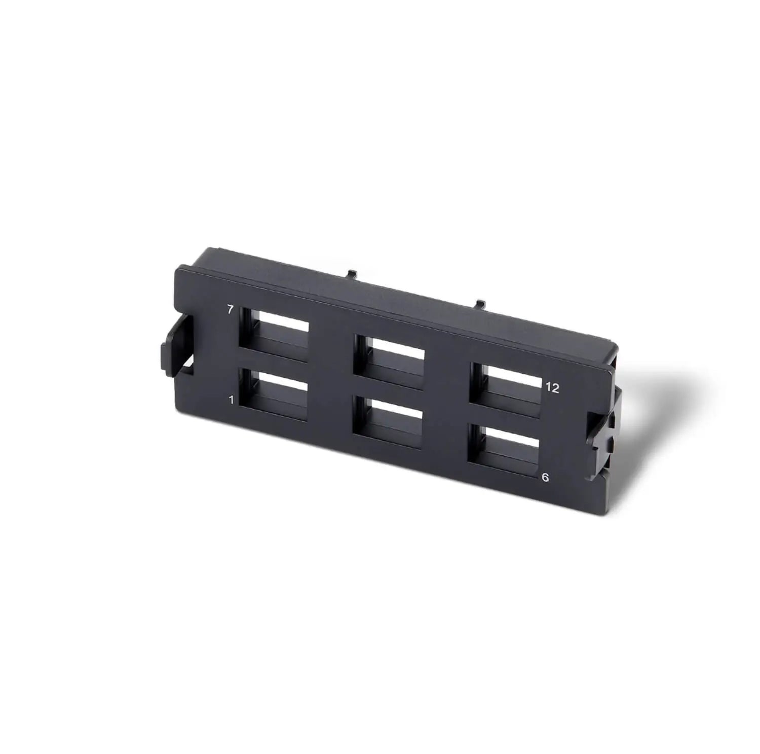 12-port LC (Duplex) Plastic Adapter Panel, Match for UltraX/Y/N/S Series Enclosures