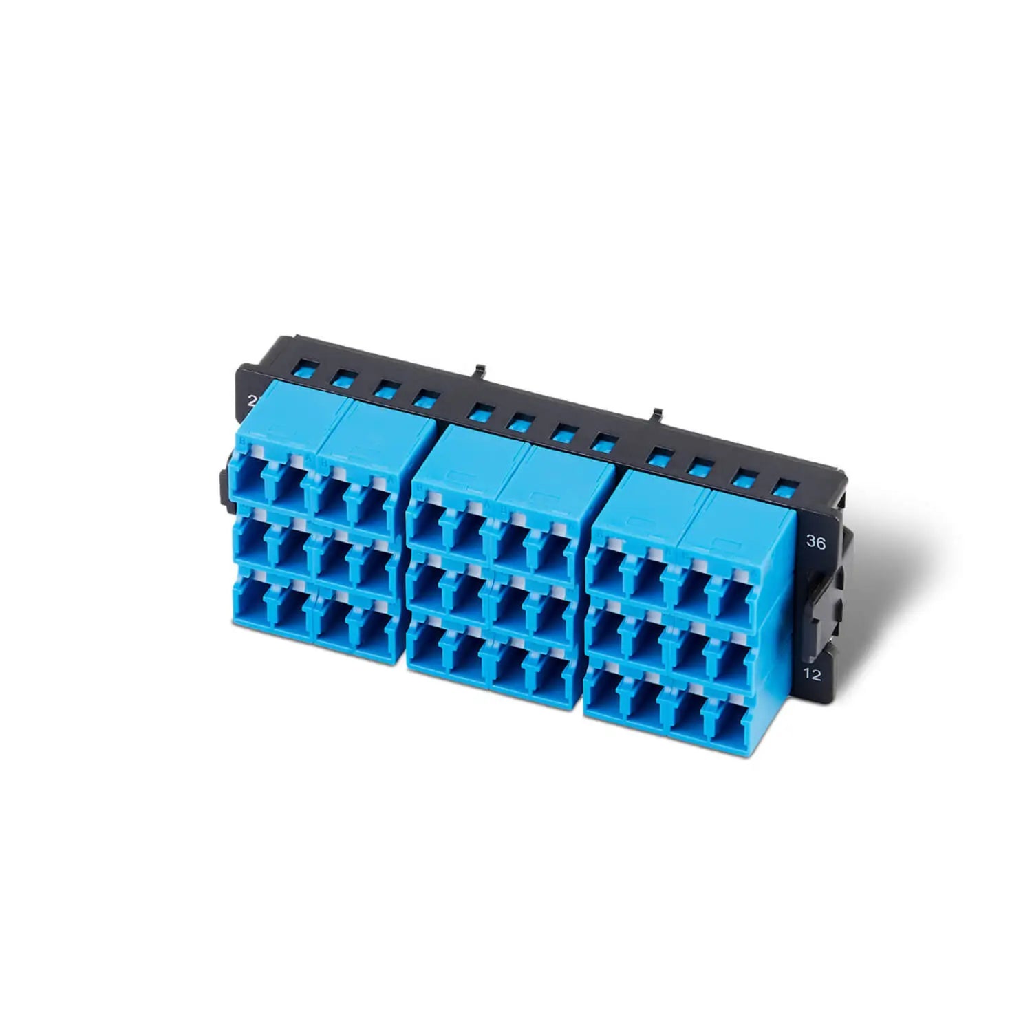 36-port LC (Duplex) Plastic Adapter Panel, Match for UltraX/Y/N/S Series Enclosures