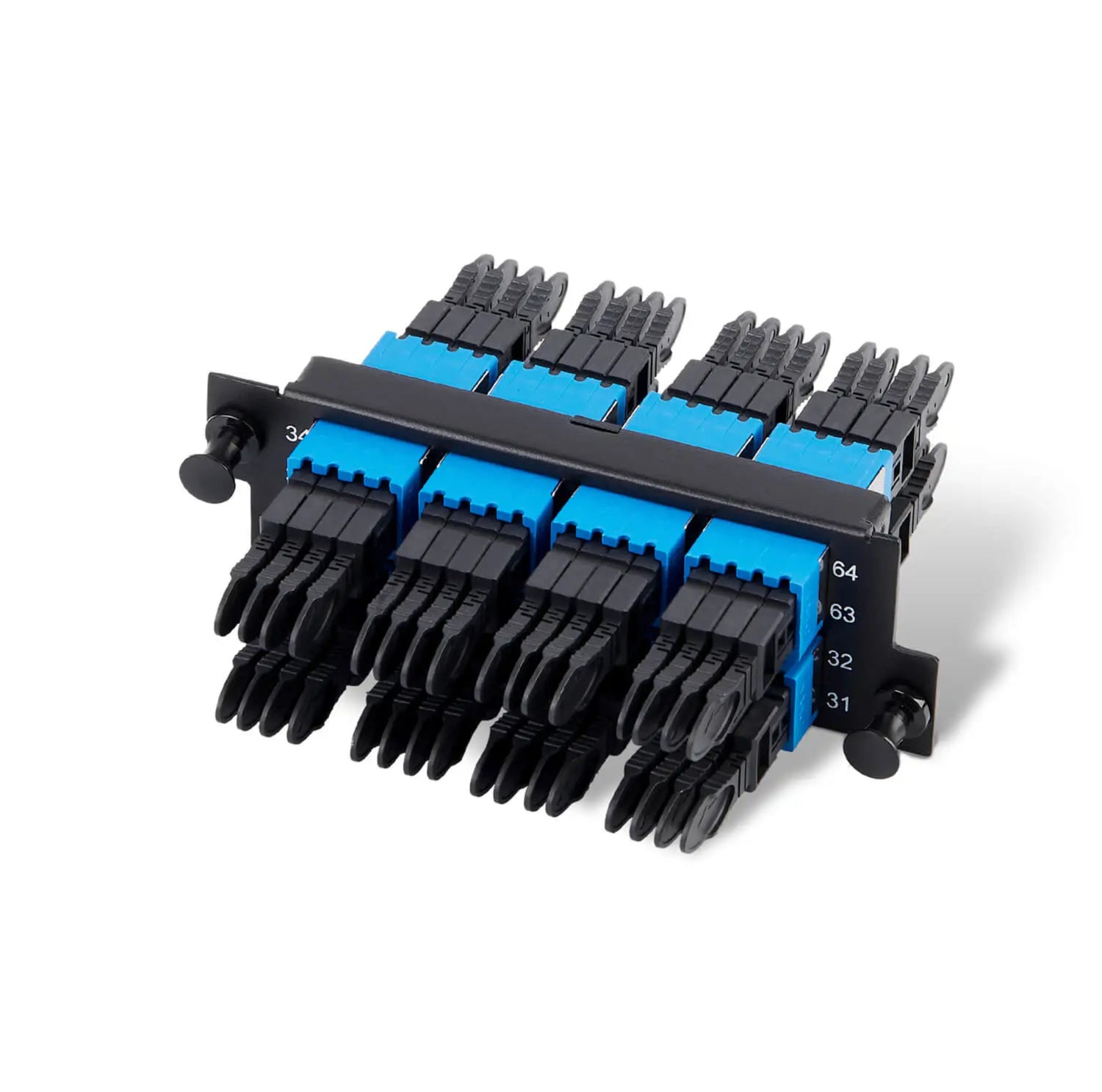 64-port SN (Quad) Metal Adapter Panel, Match for UltraX/Y/N/S Series Enclosures