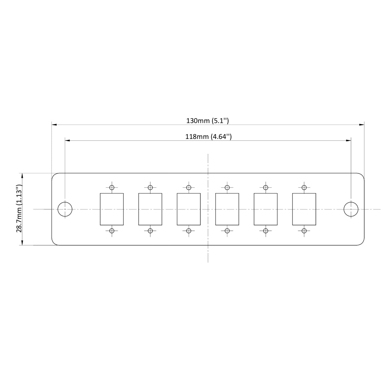 12-Port LGX Compatible Fiber Patch Panel with Numbered Ports, Preloaded with Magenta LC Adapters/Couplers
