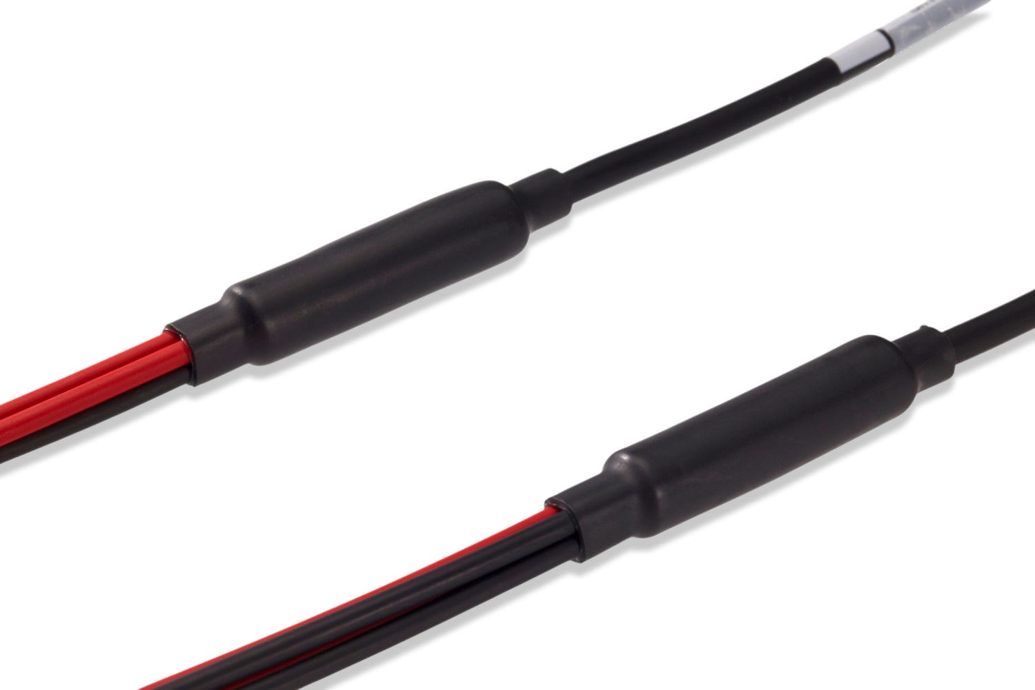 4-Core Armored LC/UPC to LC/UPC Multimode OM1 Fiber Optic Patch Cable | Ø4.5mm Black Armored Cable | Red & Black LSZH Fanout Tubes