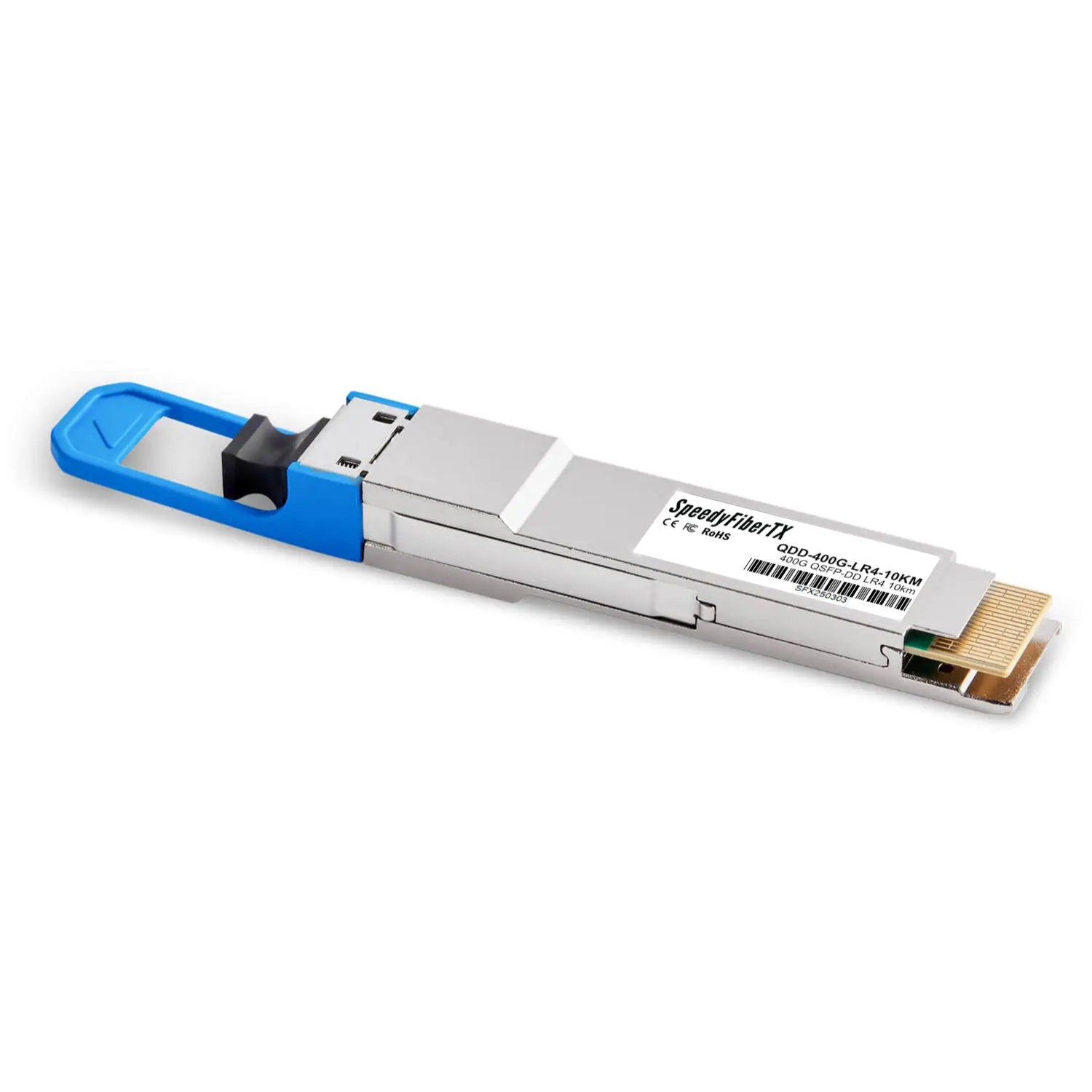 400GBASE-LR4 QSFP-DD PAM4 1310nm 10km DOM Duplex LC/UPC SMF Optical Transceiver Module