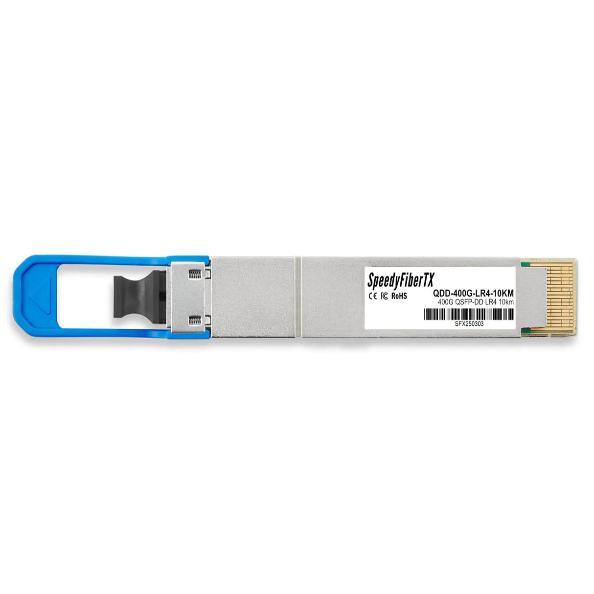 400GBASE-LR4 QSFP-DD PAM4 1310nm 10km DOM Duplex LC/UPC SMF Optical Transceiver Module