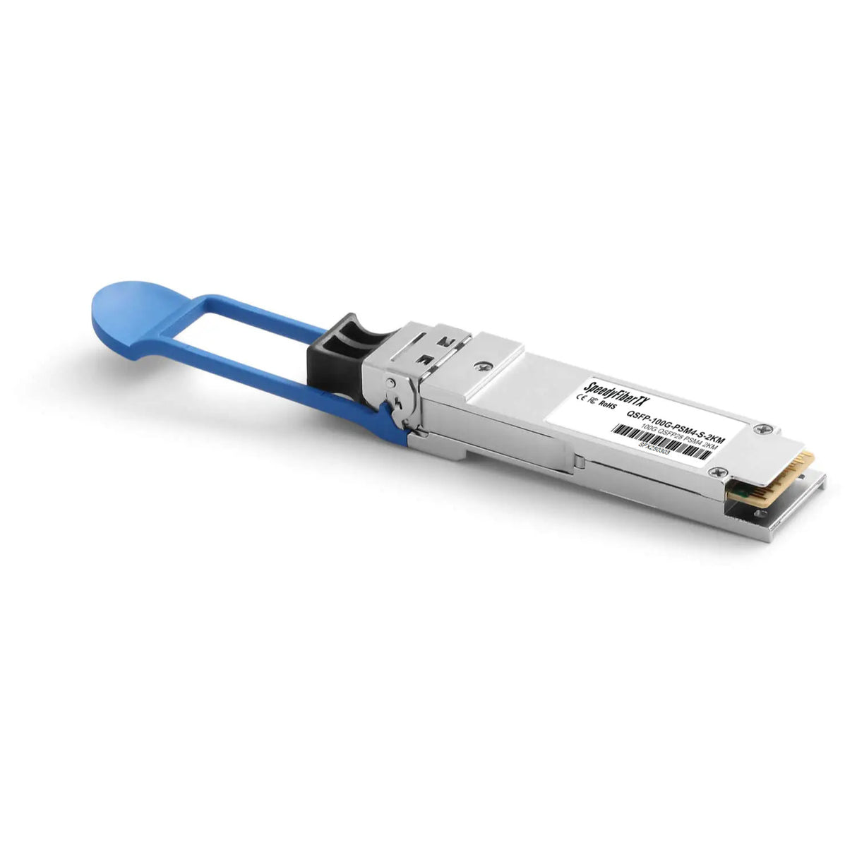 100GBASE-PSM4 QSFP28 Optical Transceiver Module , 1310nm 2km, DOM Monitoring , MPO-12/APC Interface, Breakout to 4 × 25G-LR
