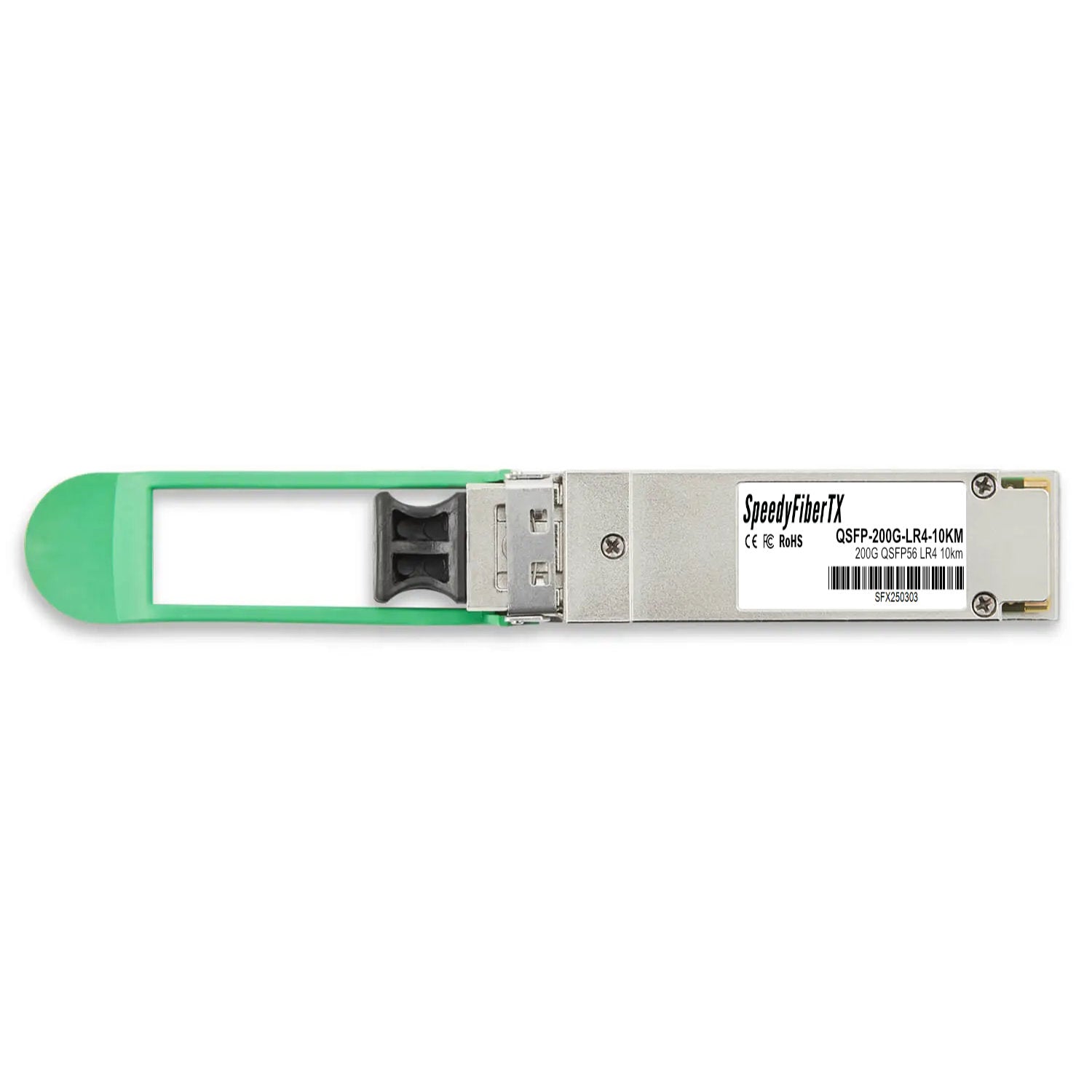 200GBASE-LR4 QSFP56 1310nm 10km DOM Duplex LC/UPC SMF Optical Transceiver Module