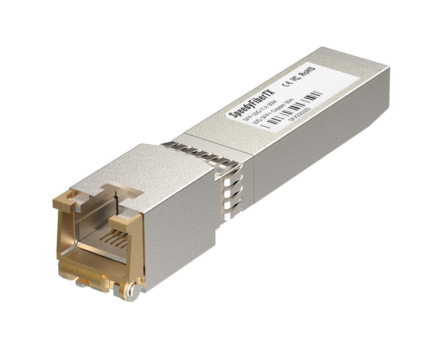 SpeedyFiberTX 10GBASE-T SFP+ Copper Transceiver Module | Cisco SFP-10G-T-X Compatible RJ-45 30m