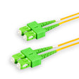 SpeedyFiberTX  SC/APC to SC/APC Single-Mode Duplex  Fiber Patch Cable | Corning SMF-28 Ultra Fiber | OS1/OS2 Compatible