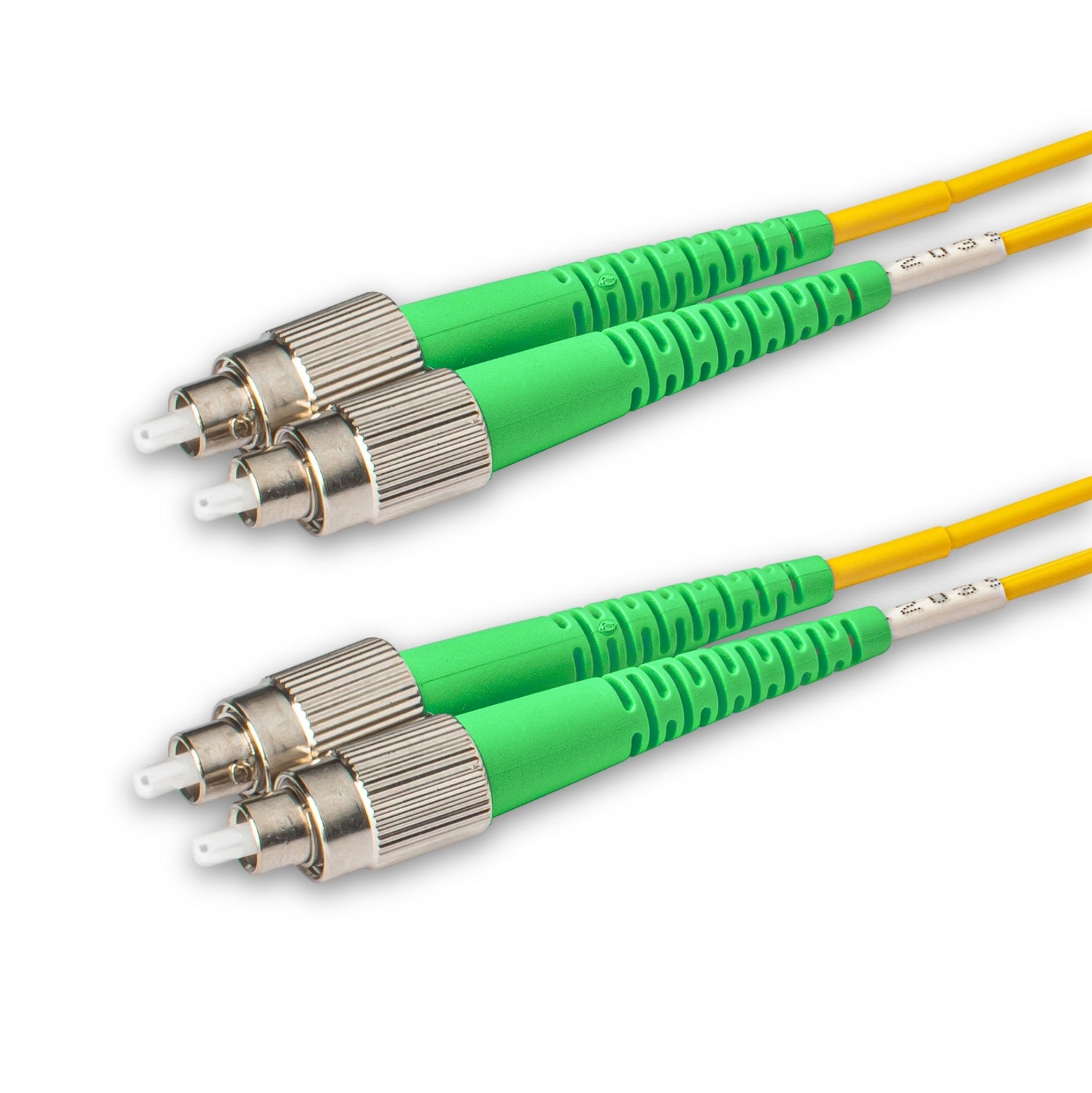 Low Loss 0.15dB FC/APC to FC/APC Single-mode Duplex Fiber Patch Cable | Corning SMF-28 Ultra Fiber | OS1/OS2 Compatible | LSZH Jacket