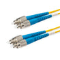 SpeedyFiberTX  FC/UPC to FC/UPC Single-Mode Duplex  Fiber Patch Cable | Corning SMF-28 Ultra Fiber | OS1/OS2 Compatible