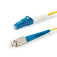 SpeedyFiberTX  LC/UPC to FC/UPC Single-Mode Simplex  Fiber Patch Cable | Corning SMF-28 Ultra Fiber | OS1/OS2 Compatible