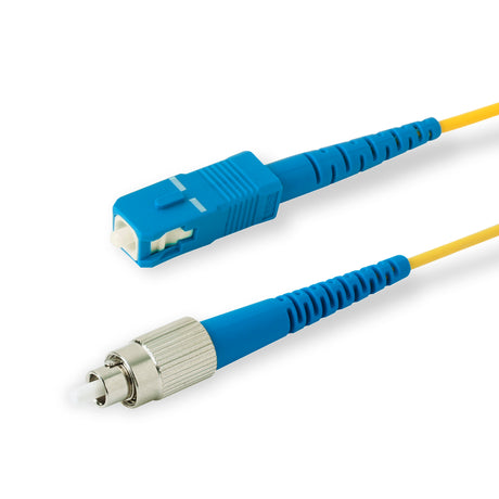 SpeedyFiberTX  SC/UPC to FC/UPC Single-Mode Simplex  Fiber Patch Cable | Corning SMF-28 Ultra Fiber | OS1/OS2 Compatible