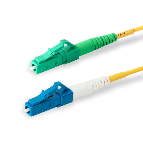 SpeedyFiberTX  LC/APC to LC/UPC Single-Mode Simplex  Fiber Patch Cable | Corning SMF-28 Ultra Fiber | OS1/OS2 Compatible