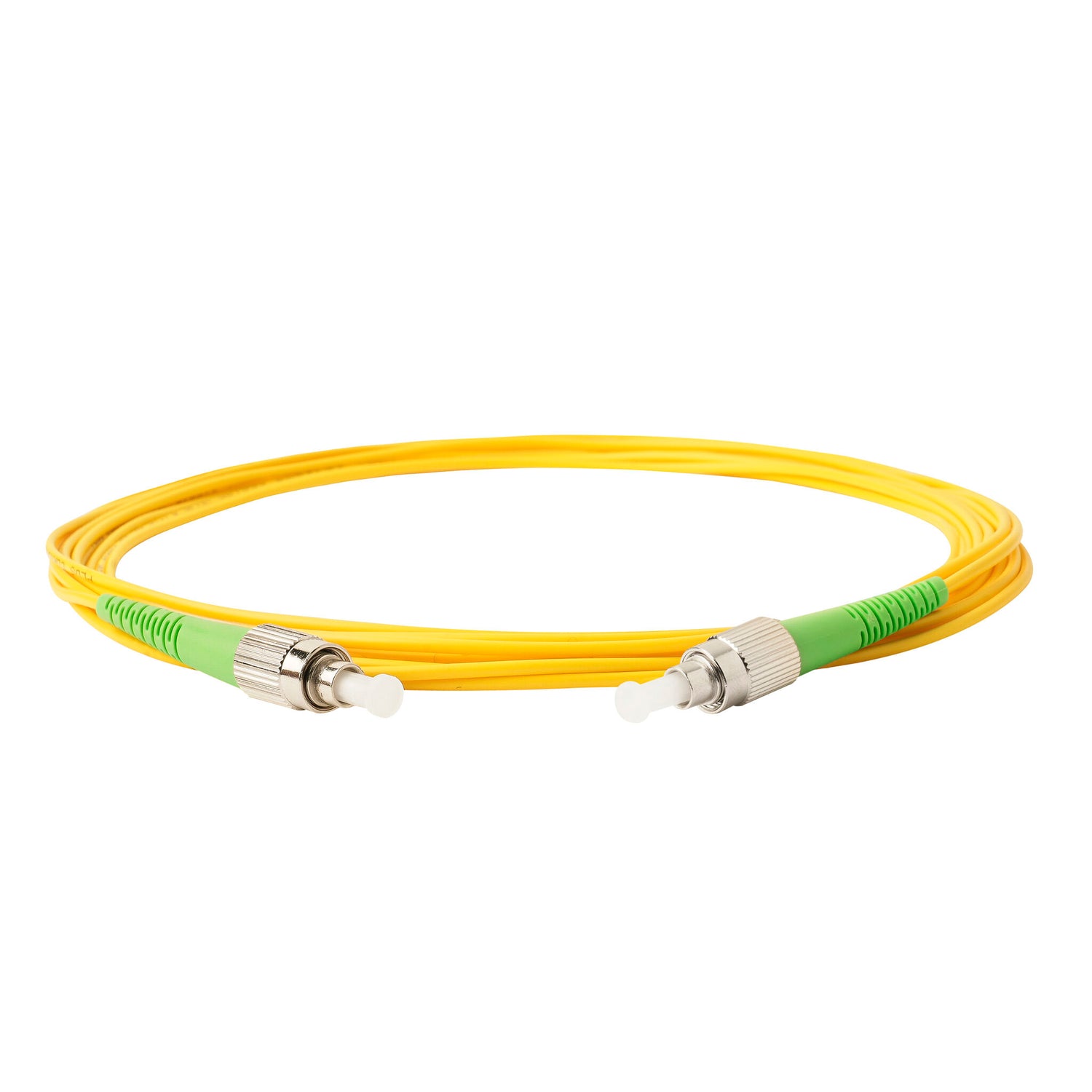 0.2dB FC/APC to FC/APC Single-mode Simplex Fiber Patch Cable | Corning SMF-28 Ultra Fiber | OS1/OS2 Compatible | OFNR Jacket