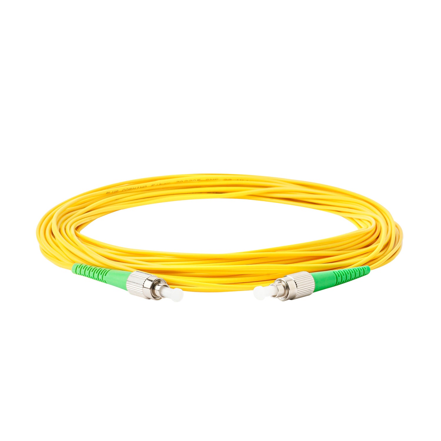 0.2dB FC/APC to FC/APC Single-mode Simplex Fiber Patch Cable | Corning SMF-28 Ultra Fiber | OS1/OS2 Compatible | OFNR Jacket