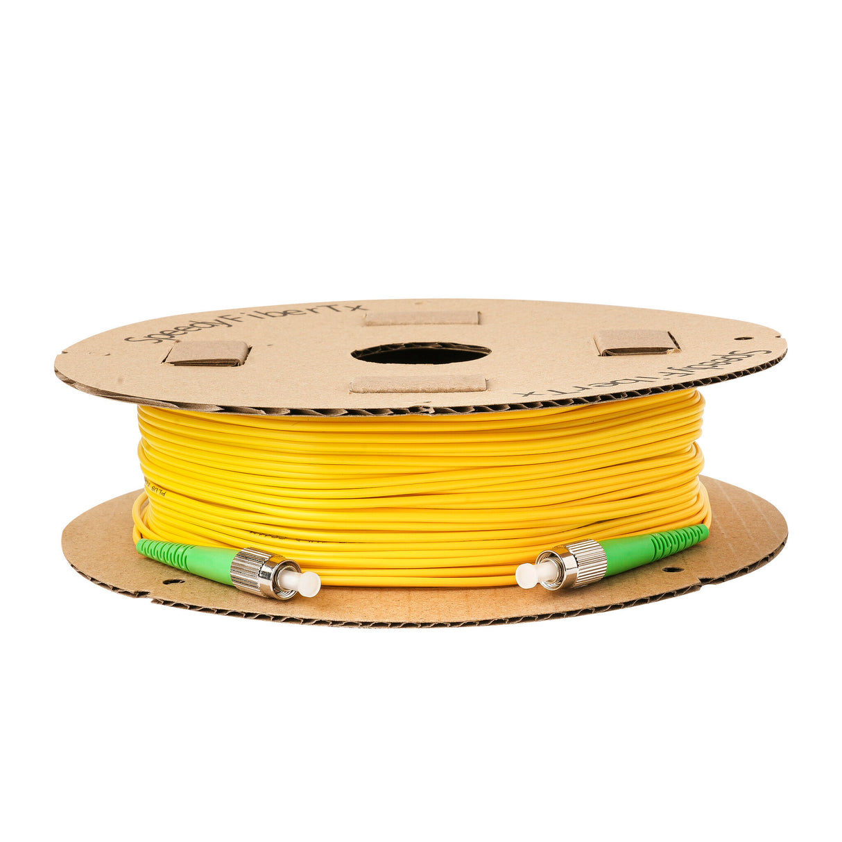 0.2dB FC/APC to FC/APC Single-mode Simplex Fiber Patch Cable | Corning SMF-28 Ultra Fiber | OS1/OS2 Compatible | OFNR Jacket