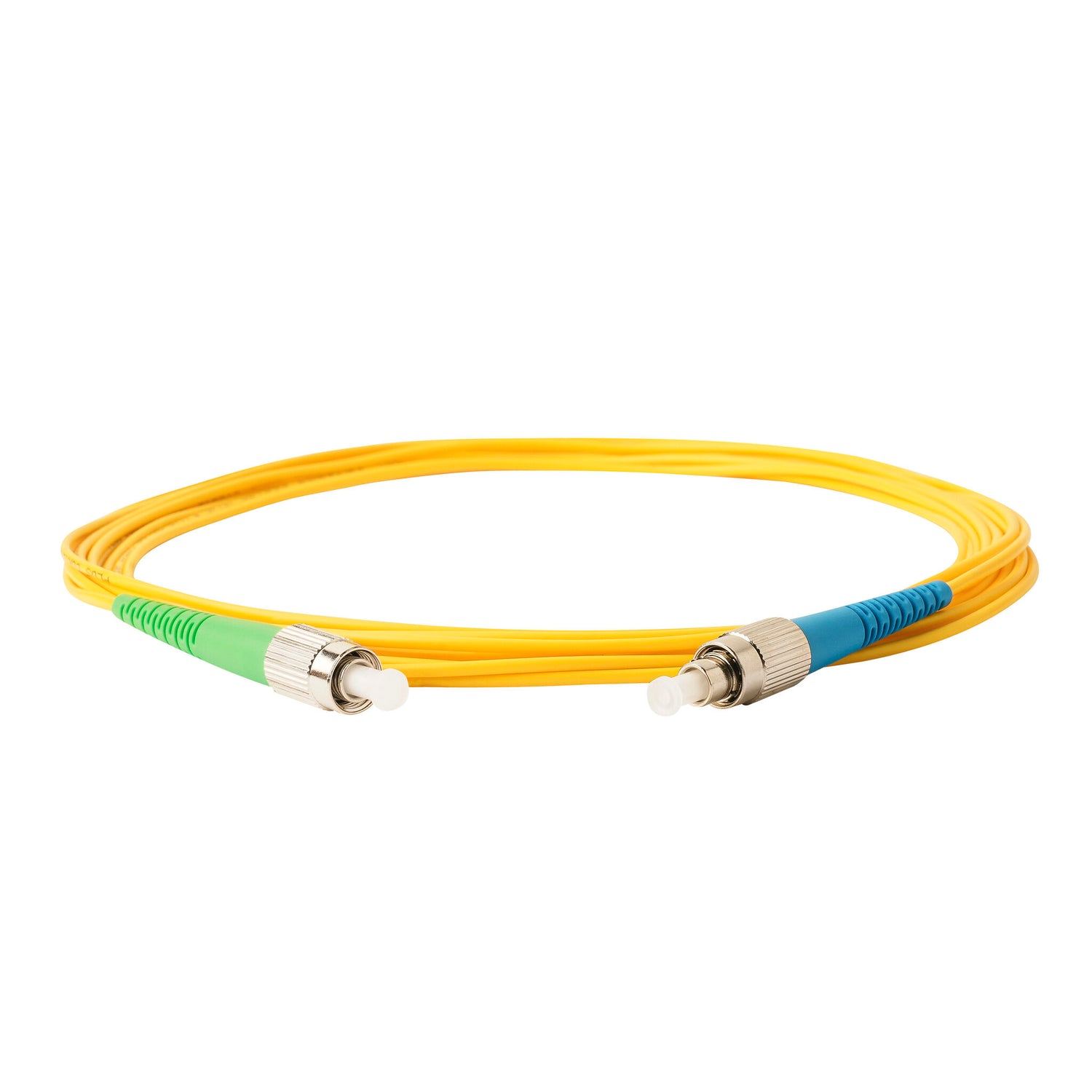 0.2dB FC/APC to FC/UPC Single-mode Simplex Fiber Patch Cable | Corning SMF-28 Ultra Fiber | OS1/OS2 Compatible | OFNP Jacket