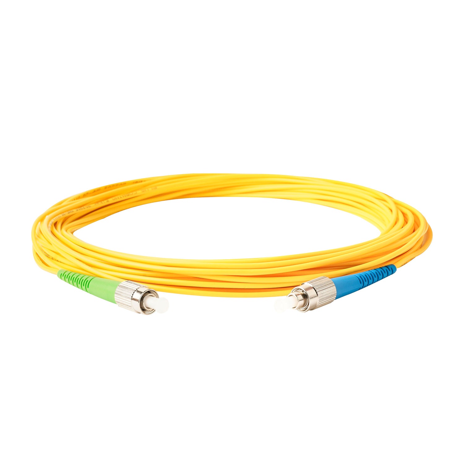0.2dB FC/APC to FC/UPC Single-mode Simplex Fiber Patch Cable | Corning SMF-28 Ultra Fiber | OS1/OS2 Compatible | OFNP Jacket
