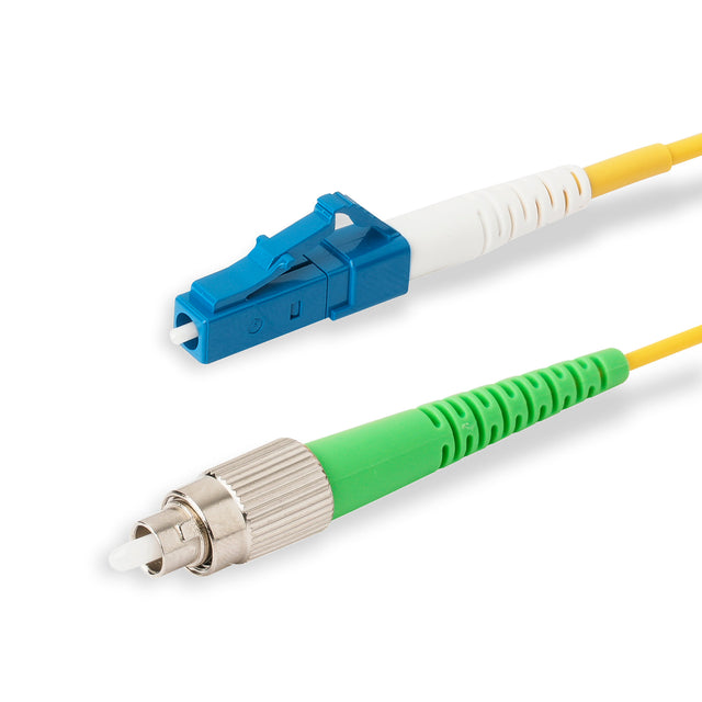 SpeedyFiberTX  FC/APC to LC/UPC Single-Mode Simplex  Fiber Patch Cable | Corning SMF-28 Ultra Fiber | OS1/OS2 Compatible