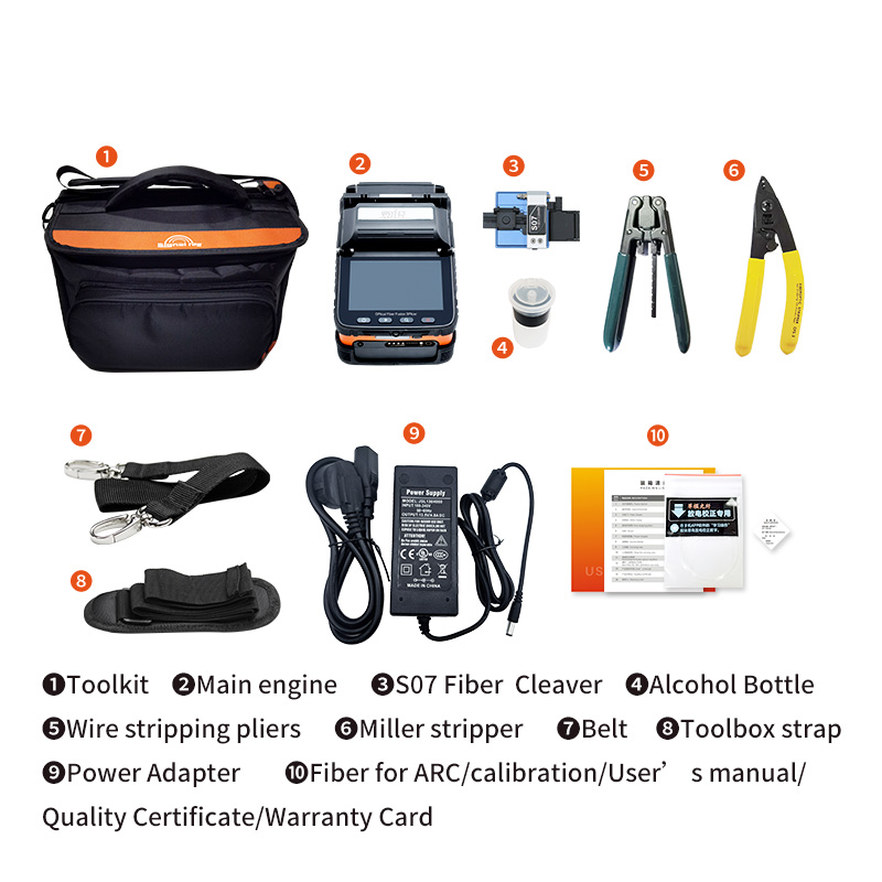 Signal Fire AI-5 Fiber Fusion Splicer (4 Motors Core Alignment)