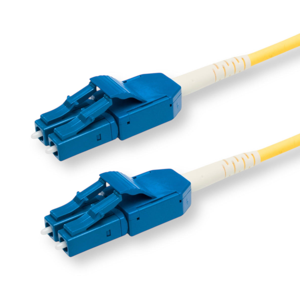 Uniboot Ultra Low Loss 0.1dB Single-mode LC/UPC to LC/UPC Fiber Patch Cable | Polarity Switchable | Corning SMF-28 Ultra Fiber | OS1/OS2 Compatible | OFNR Jacket | Speedy Model A Uniboot
