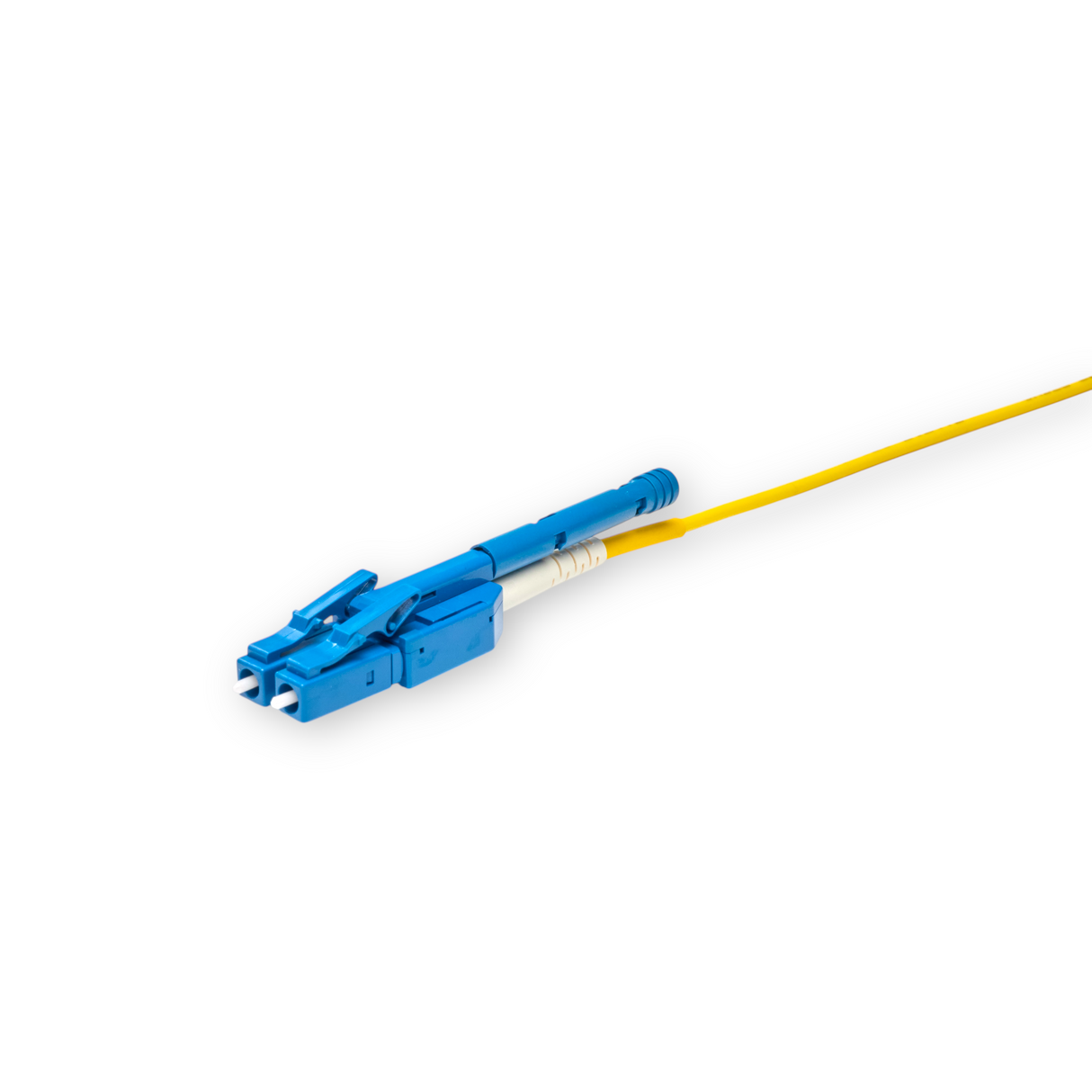 Push-Pull Tab Uniboot Ultra Low Loss 0.1dB Single-mode LC/UPC to LC/UPC Fiber Patch Cable | Polarity Switchable | Corning SMF-28 Ultra Fiber | OS1/OS2 Compatible | OFNR Jacket | Speedy Model A Push-Pull Tab Uniboot