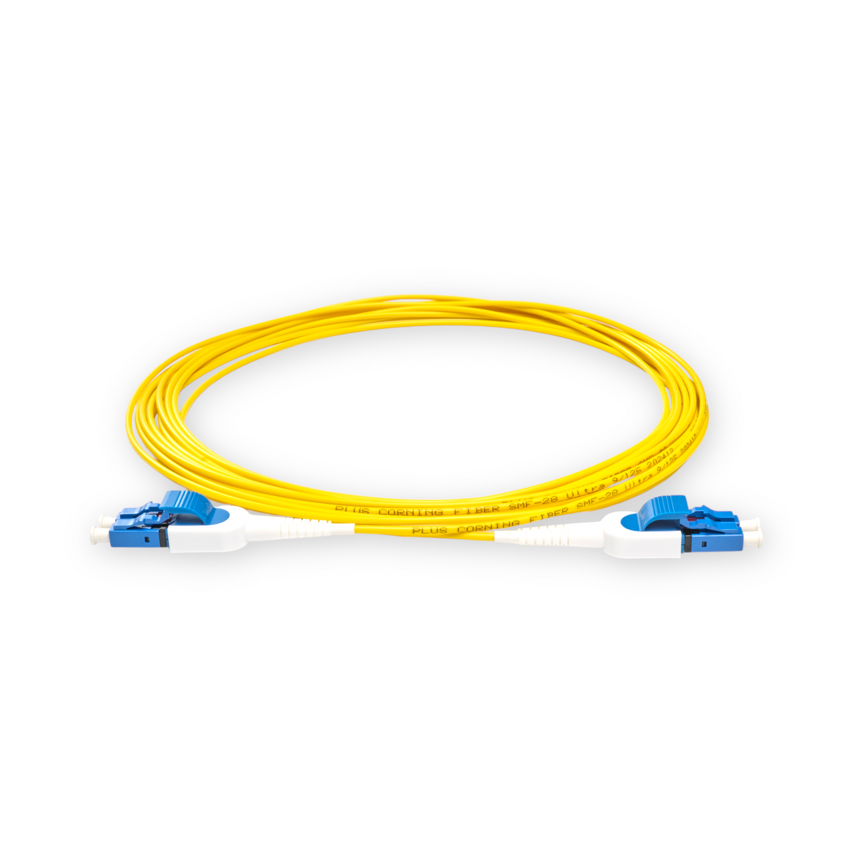 Uniboot Ultra Low Loss 0.1dB Single-mode LC/UPC to LC/UPC Fiber Patch Cable | Polarity Switchable | Corning SMF-28 Ultra Fiber | OS1/OS2 Compatible | OFNR Jacket | Speedy Model E Uniboot