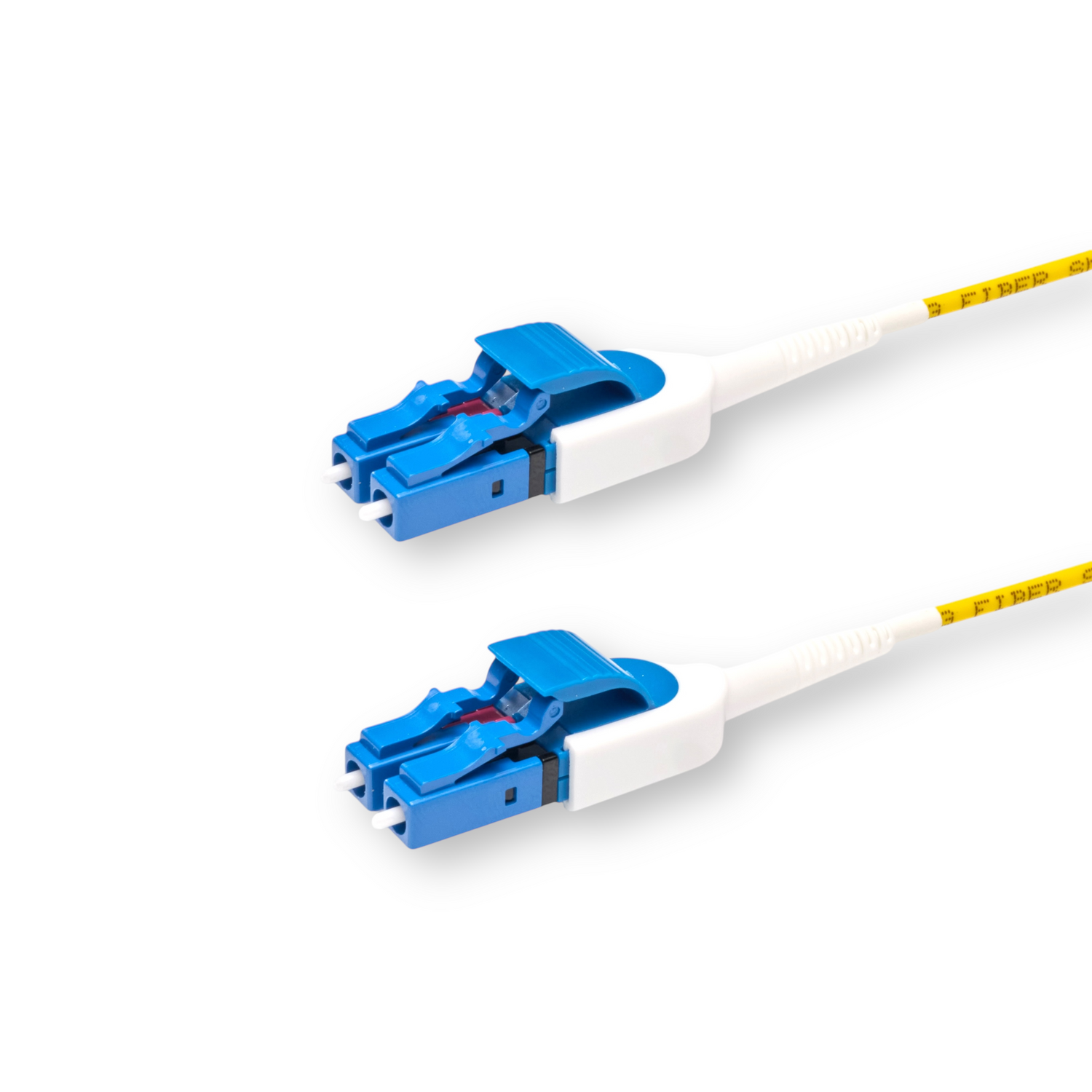 Uniboot Ultra Low Loss 0.1dB Single-mode LC/UPC to LC/UPC Fiber Patch Cable | Polarity Switchable | Corning SMF-28 Ultra Fiber | OS1/OS2 Compatible | OFNR Jacket | Speedy Model E Uniboot
