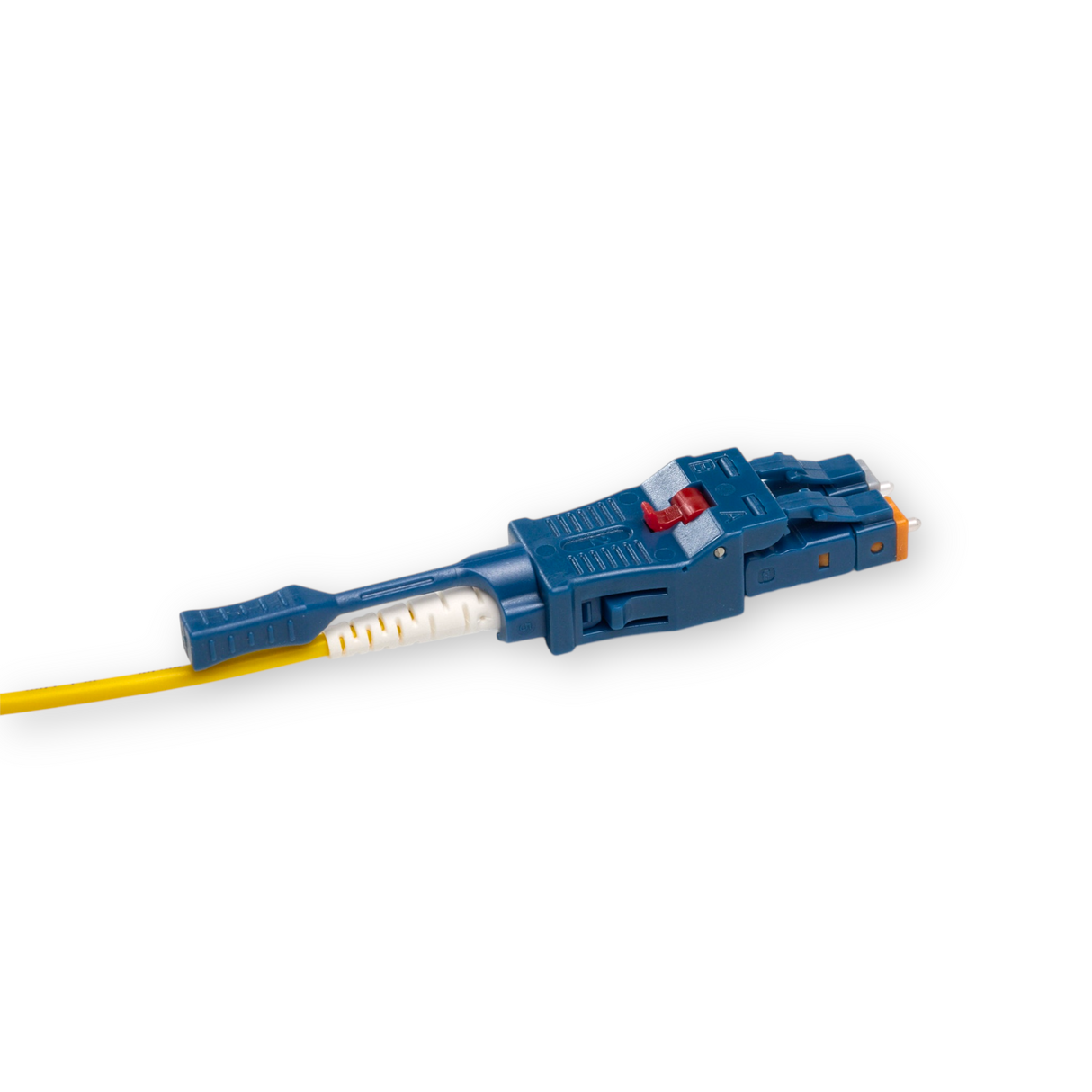 Push-Pull Tab Uniboot Ultra Low Loss 0.1dB Single-mode LC/UPC to LC/UPC Fiber Patch Cable | Polarity Switchable | Corning SMF-28 Ultra Fiber | OS1/OS2 Compatible | OFNR Jacket | Speedy Model O Push-Pull Tab Uniboot