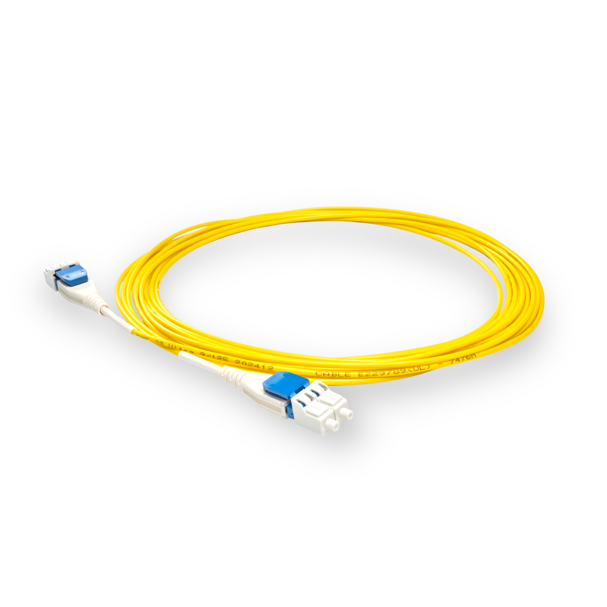 Uniboot Ultra Low Loss 0.1dB Single-mode LC/UPC to LC/UPC Fiber Patch Cable | Polarity Switchable | Corning SMF-28 Ultra Fiber | OS1/OS2 Compatible | OFNR Jacket | Speedy Model S Uniboot
