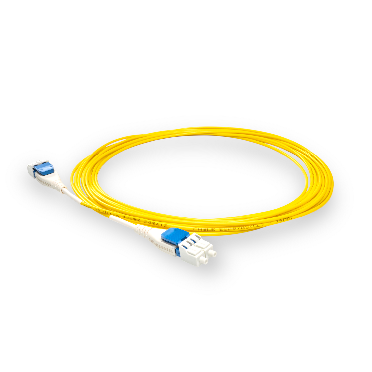 Uniboot Ultra Low Loss 0.1dB Single-mode LC/UPC to LC/UPC Fiber Patch Cable | Polarity Switchable | Corning SMF-28 Ultra Fiber | OS1/OS2 Compatible | OFNR Jacket | Speedy Model S Uniboot