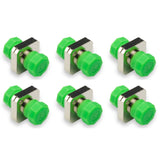 SpeedyFiberTX 6-pack FC/APC to FC/APC Mating Sleeve Narrow Key Square Flange 2.0mm