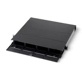 UltraY HD 19” 1U 光纖機箱（可安裝 4 個模組卡匣或 4 個轉接板，滑動式）