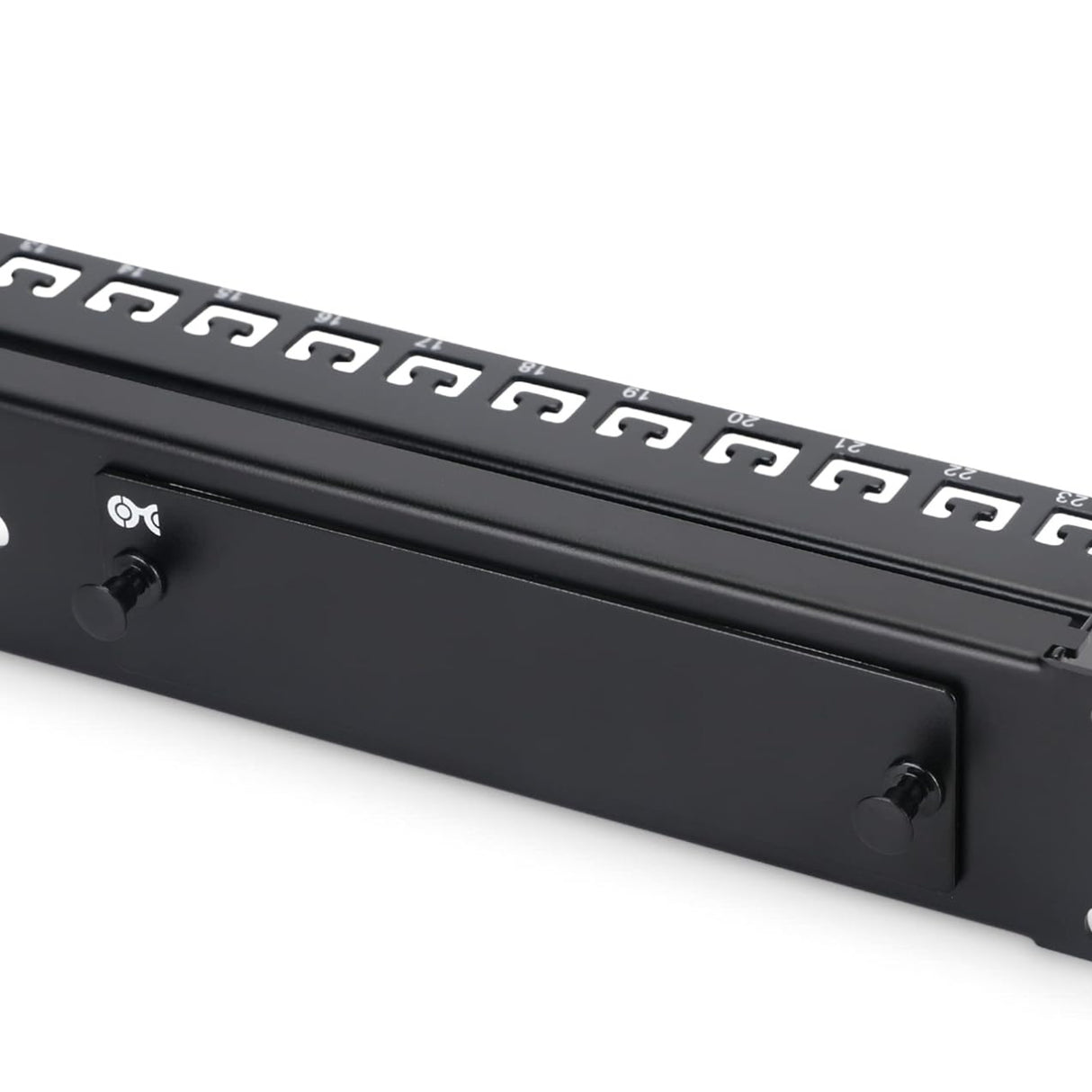 SpeedyFiberTX LGX Blank Adapter Panel | Unloaded | Black