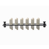 SpeedyFiberTX 12-Port LGX Compatible Fiber Patch Panel with Numbered Ports, Preloaded with Beige LC Adapters/Couplers