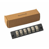 SpeedyFiberTX 12-Port LGX Compatible Fiber Patch Panel with Numbered Ports, Preloaded with Beige LC Adapters/Couplers