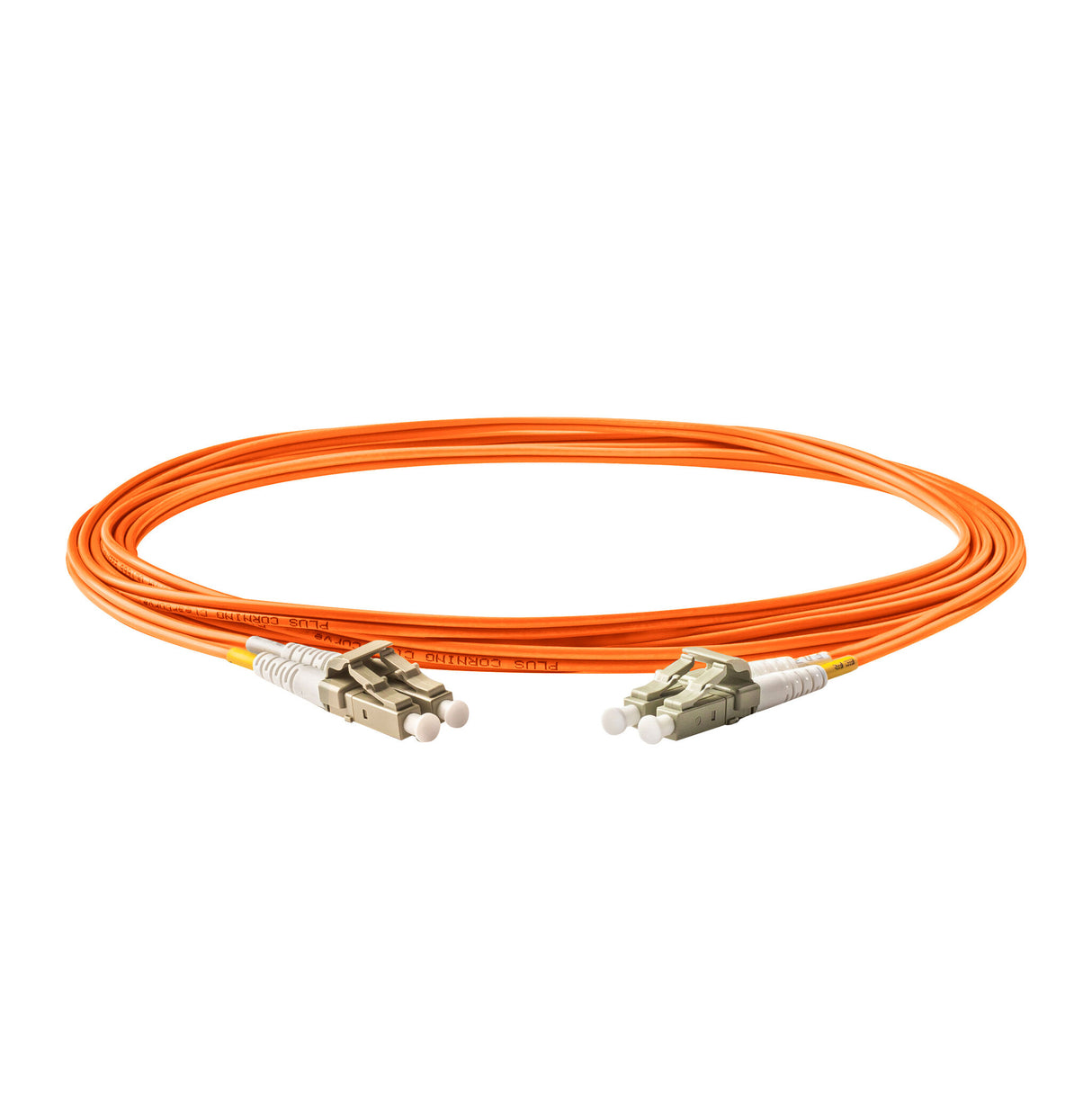 【博光通訊】電信級 0.2dB  LC/UPC to LC/UPC 多模 OM1 雙工光纖跳線 | 康寧纖芯 |  橘色 LSZH 低煙無鹵外被