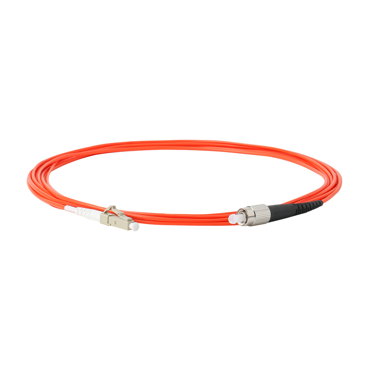 【博光通訊】電信級 0.2dB  LC/UPC to FC/UPC 多模 OM1 單工光纖跳線 | 康寧纖芯 |  橘色 LSZH 低煙無鹵外被