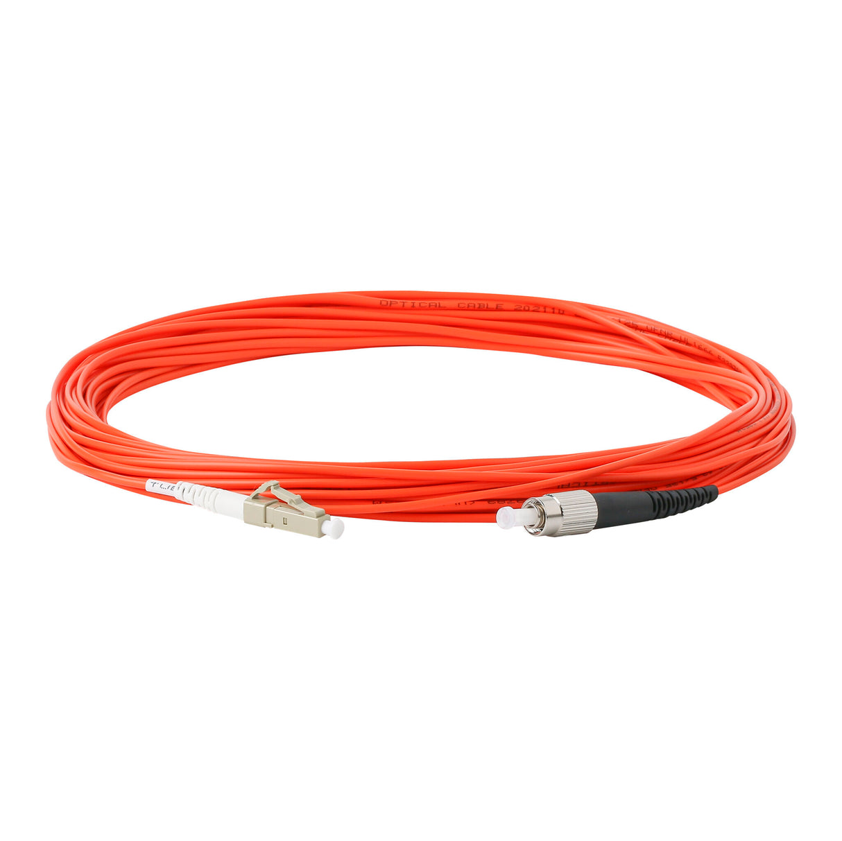【博光通訊】電信級 0.2dB  LC/UPC to FC/UPC 多模 OM1 單工光纖跳線 | 康寧纖芯 |  橘色 LSZH 低煙無鹵外被