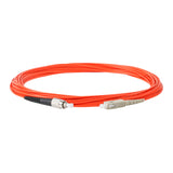 SpeedyFiberTX 0.2dB SC/UPC to FC/UPC Multimode OM1 Simplex Fiber Patch Cable | Corning InfiniCor 300 Optical 62.5 µm Multimode Fiber |  Orange OFNP Jacket