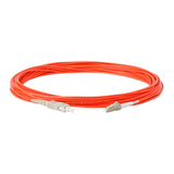 SpeedyFiberTX 0.2dB SC/UPC to LC/UPC Multimode OM1 Simplex Fiber Patch Cable | Corning InfiniCor 300 Optical 62.5 µm Multimode Fiber |  Orange OFNP Jacket
