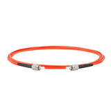 SpeedyFiberTX 0.2dB FC/UPC to FC/UPC Multimode OM1 Simplex Fiber Patch Cable | Corning InfiniCor 300 Optical 62.5 µm Multimode Fiber |  Orange OFNR Jacket