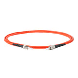 【博光通訊】電信級 0.2dB  ST/UPC to FC/UPC 多模 OM1 單工光纖跳線 | 康寧纖芯 |  橘色 LSZH 低煙無鹵外被