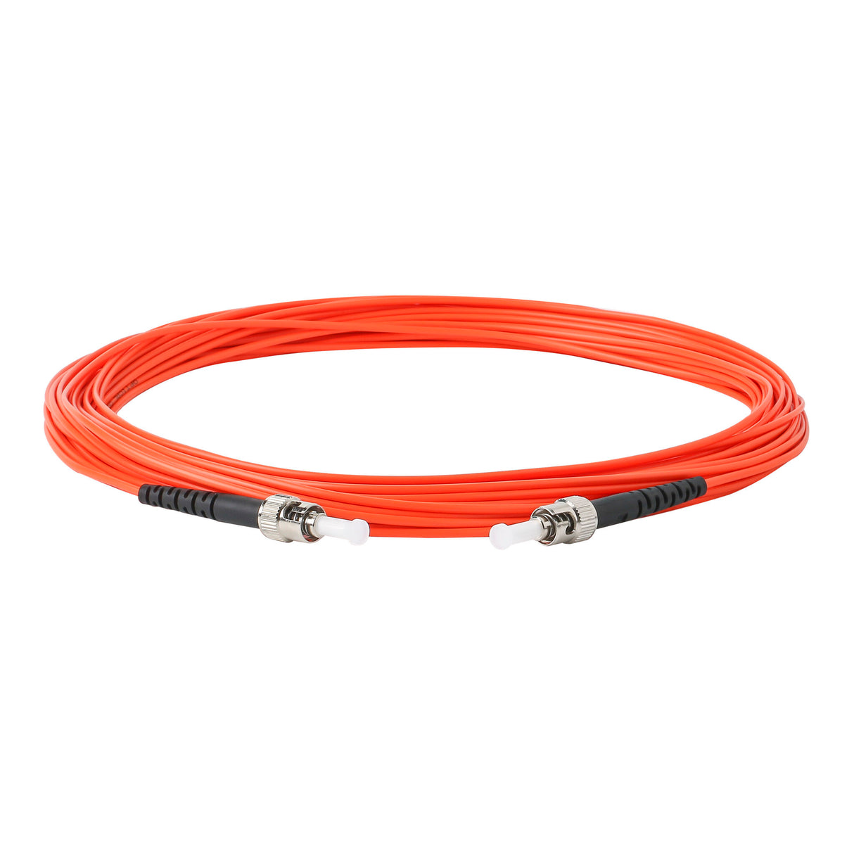 【博光通訊】電信級 0.2dB  ST/UPC to ST/UPC 多模 OM1 單工光纖跳線 | 康寧纖芯 |  橘色 OFNR 外被
