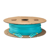 SpeedyFiberTX 0.2dB LC/UPC to LC/UPC Multimode OM3 Duplex Fiber Patch Cable | Corning ClearCurve OM3 50 µm Laser-Optimized Fiber |  Aqua OFNP Jacket ,Aqua  Connectors