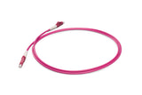 TAA Compliant Fiber Patch Cable | 0.2dB LC/UPC to LC/UPC Multimode OM4 Simplex  | Corning ClearCurve OM4 50 µm Laser-Optimized Fiber |  Magenta OFNR Jacket, Magenta  Connectors