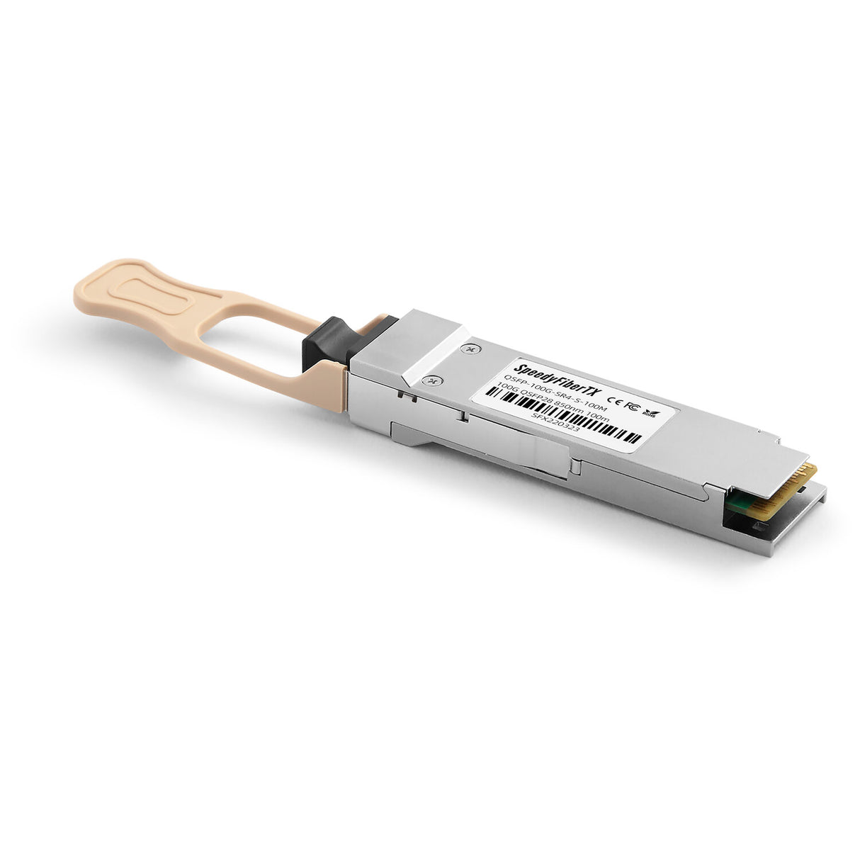 【博光通訊】100GBASE-SR4 QSFP28 多模光模組｜850nm 100m DOM MPO-12/UPC，支援 4x25G-SR