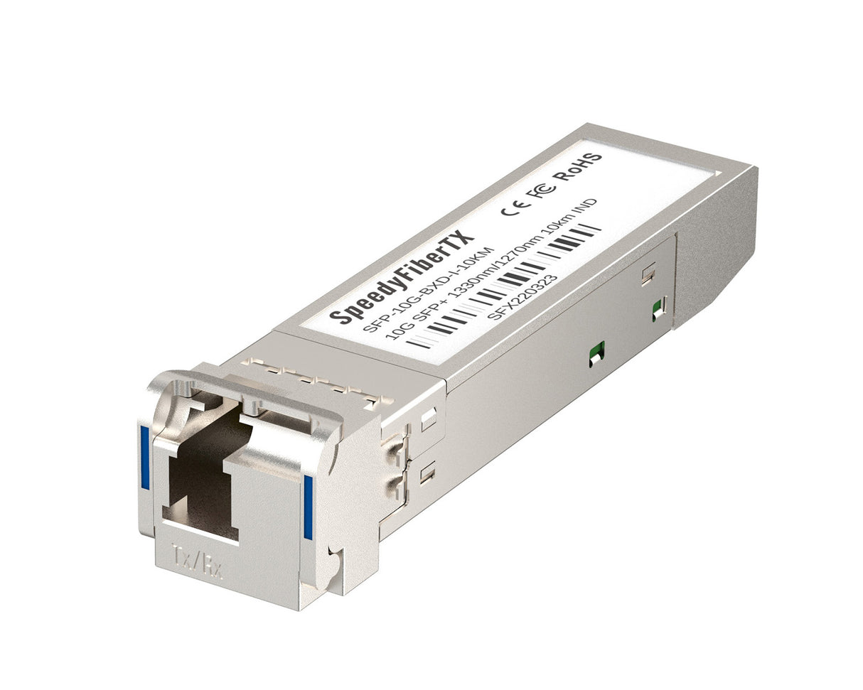 【博光通訊】10GBASE-BX10-D BiDi SFP+工業級單模光模組 1330nm-TX/1270nm-RX 10km DOM 單工LC/UPC