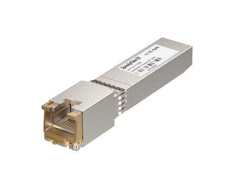1000BASE-T SFP copper transceiver, 100m RJ-45 Ethernet module, designed for switches and servers, providing high-speed and reliable gigabit network connectivity.