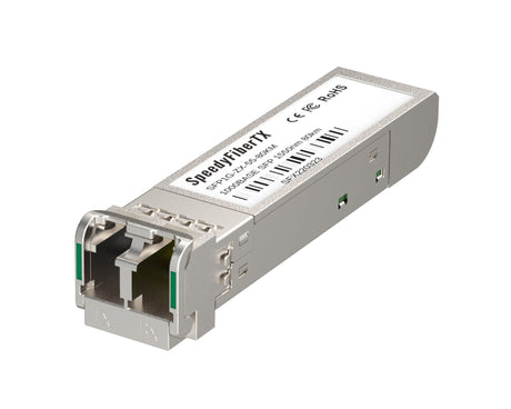 Cisco Compatible 1000BASE-ZX SFP Fiber Module, SMF LC Duplex Connector, 1550nm Wavelength, 80km Reach, Ideal for Long-Distance Fiber Networks.