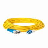 【博光通訊】電信級 0.2dB 單模雙工 LC/UPC to FC/UPC 光纖跳線 | 康寧纖芯 | OFNP 外被